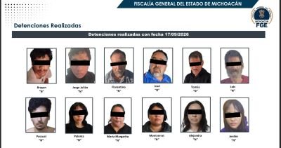 22 detenidos, inmuebles, vehículos y armas asegurados dejó el operativo contra la célula encabezada por el alias “Señor de la T”